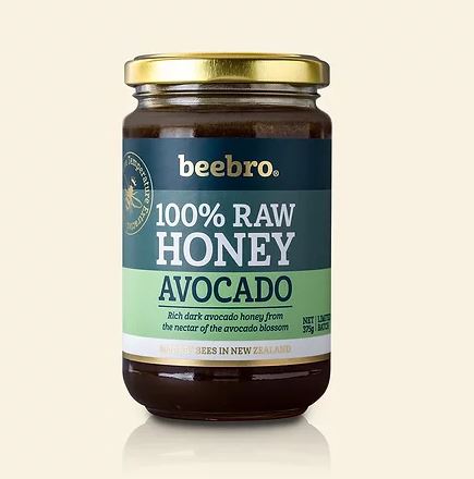 Beebro Raw Avocado Honey 375g