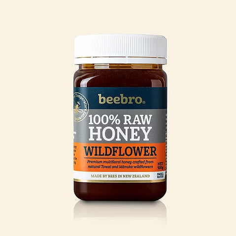 Beebro Raw Wildflower Honey 500g
