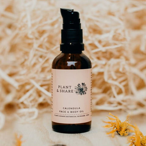 Plant and Share Calendula Face and Body Oil